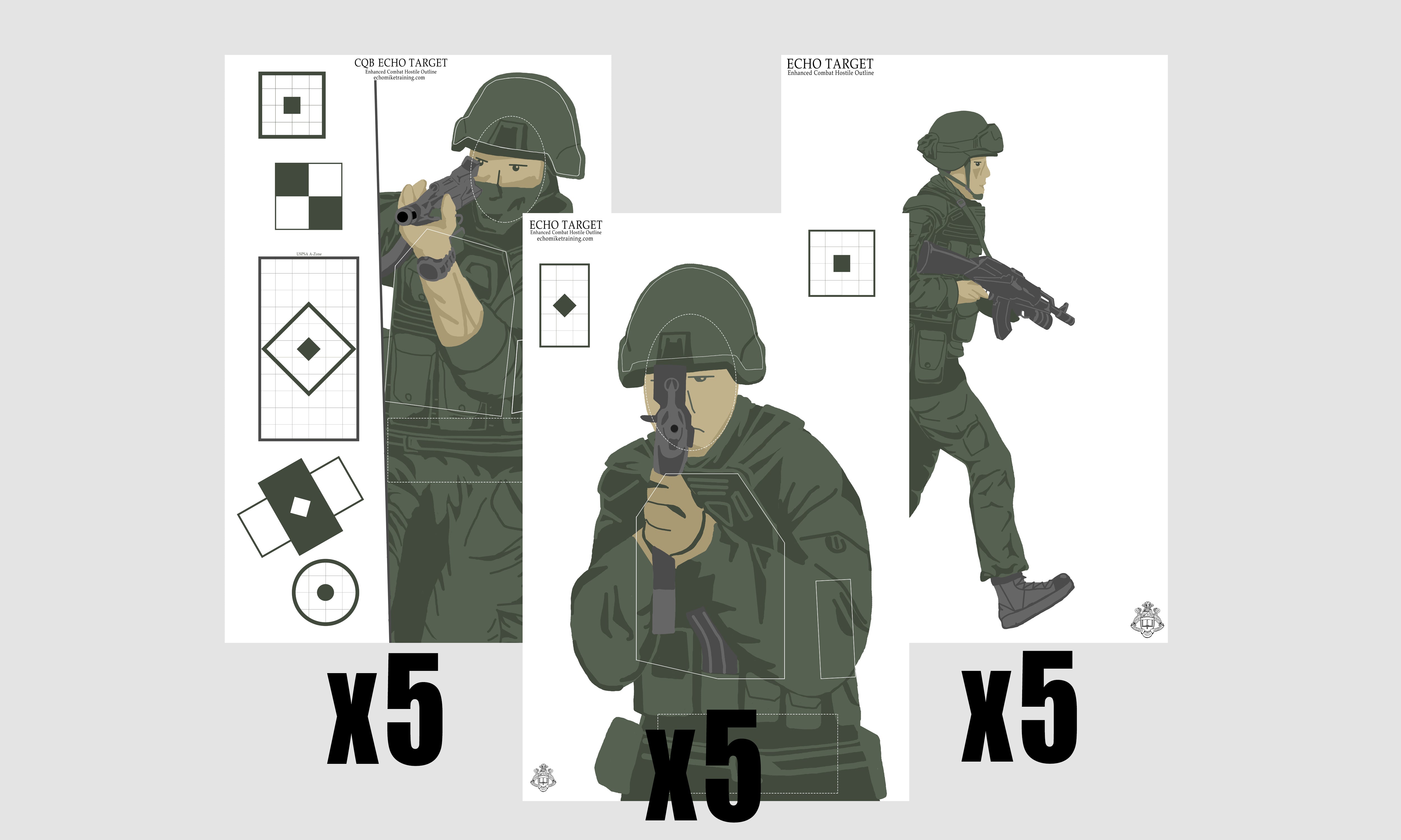 ECHO Target 15 Collection – Echo Mike Training